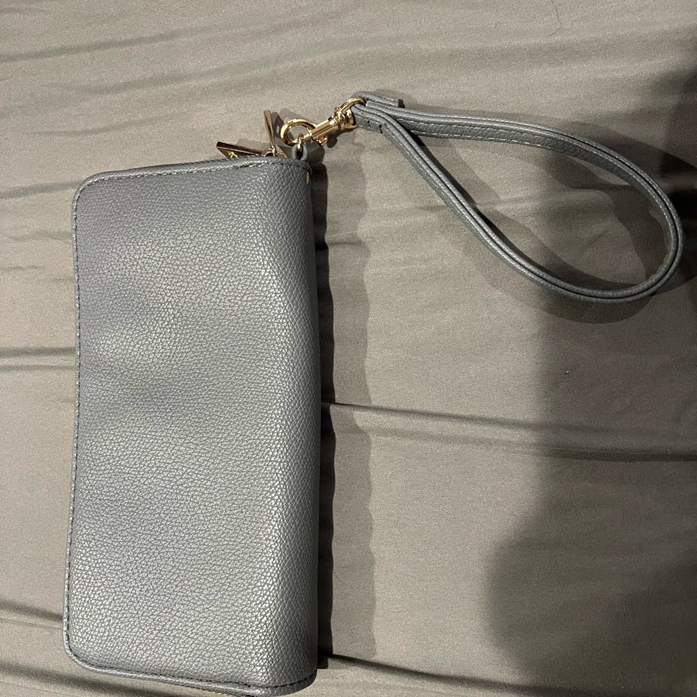 Grey wristlet